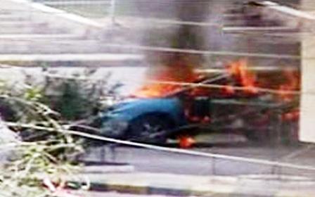 صورة من جرائم التخريب في زنجبار/ أبين